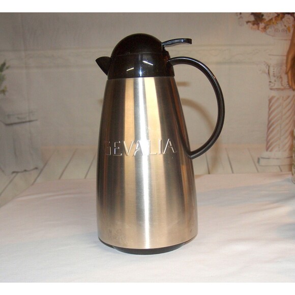 Gevalia Stainless Steel Thermal Server Carafe 1 QT Insulated - Picture 1 of 3